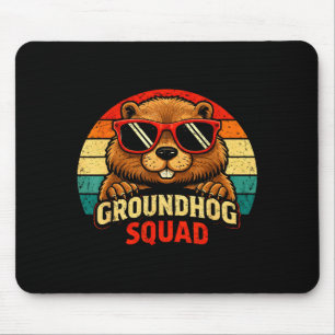 Happy Groundhog Day 2026 Celebration Funny Groundh Mouse Mat