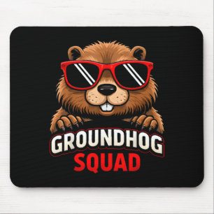 Happy Groundhog Day 2026 Celebration Funny Groundh Mouse Mat