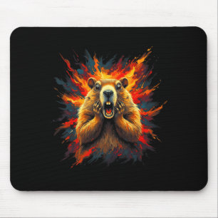 Happy Groundhog Day 2026 Groundhog Gentleman Hat _ Mouse Mat