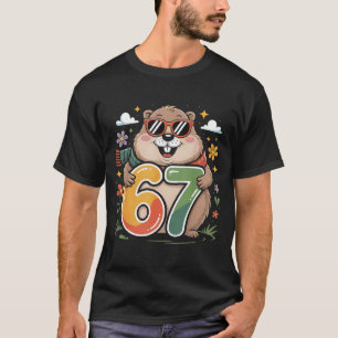 Happy Groundhog Day 67 Funny Woodchuck Sungles T-Shirt