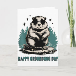 Happy Groundhog Day And Yes Its My Birthday Funny  Card