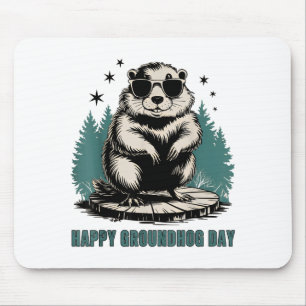 Happy Groundhog Day And Yes Its My Birthday Funny Mouse Mat