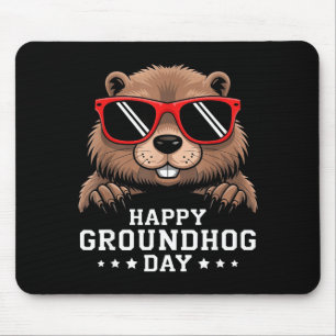 Happy Groundhog Day Animal Lover Men Women Kids Gi Mouse Mat