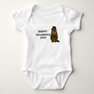 Happy Groundhog Day! Baby Bodysuit