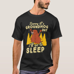 Happy Groundhog Day, Cute Groundhog Meme, Animal B T-Shirt