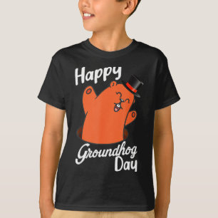 Happy Groundhog Day Funny Woodchuck & Groundho T-Shirt