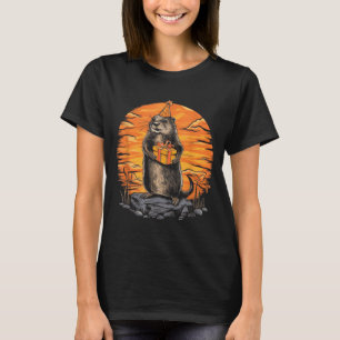 Happy Groundhog Day Ground Hog With Birthday Party T-Shirt