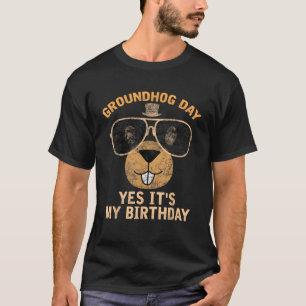 Happy Groundhog Day Lovers Costume Boys Girls Wome T-Shirt