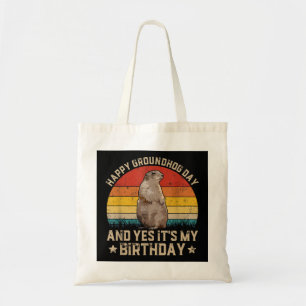 Happy Groundhog Day Lovers Costume Boys Girls Wome Tote Bag