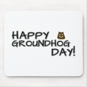 Happy Groundhog Day! Mouse Mat