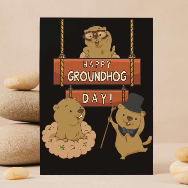 Happy Groundhog Day  Postcard (Creator Uploaded)