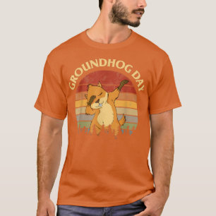 Happy Groundhog Day, Respect The Groundhog Dabbing T-Shirt