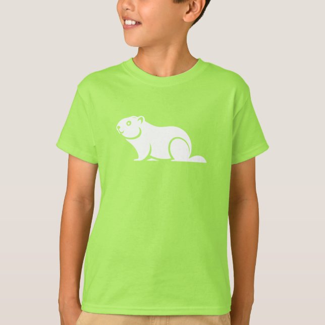 Happy Groundhog Day T-Shirt (Front)