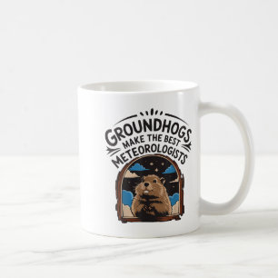 Happy Groundhog Day Woodchuck Animal Groundhog Lov Coffee Mug