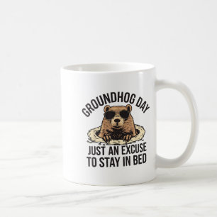 Happy Groundhog Day Woodchuck Animal Groundhog Lov Coffee Mug