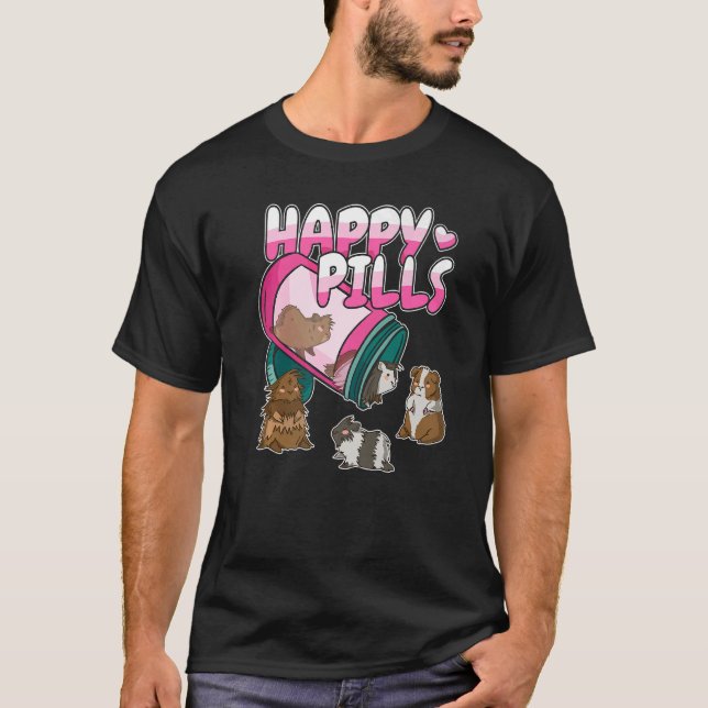 Happy Guinea Pigs   T-Shirt (Front)