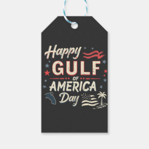 Happy Gulf of America's Funny Patriotic Gift Tags