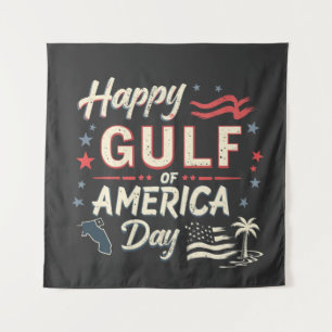Happy Gulf of America's Funny Patriotic Tapestry
