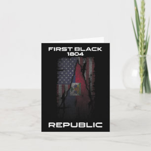 Happy Haitian Flag Day Prize Love Haiti Haitian Fl Card