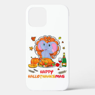 Happy Hallo Elephant Drinking Wine Thank You Gift iPhone 12 Pro Case