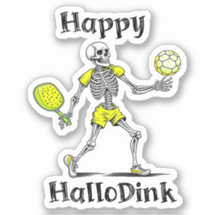 Happy Hallodink   Halloween and Pickleball Pun