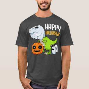 Happy Hallorawr Lazy Halloween Costume Funny Tre G T-Shirt