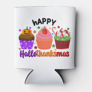 happy hallothanksmas can cooler