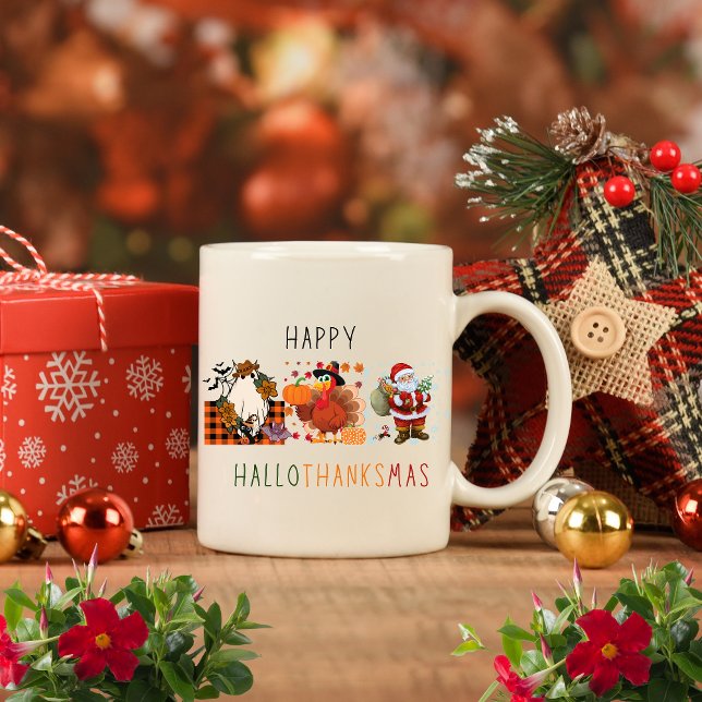 Happy HalloThanksMas  Coffee Mug (Creator Uploaded)
