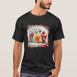 Happy Hallothanksmas Coffee Nurse Fall Nurse Chris T-Shirt