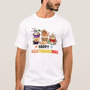 Happy Hallothanksmas Coffee T-Shirt