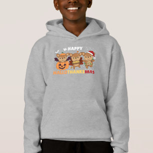 Happy Hallothanksmas Deers Christmas Deer