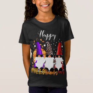 Happy Hallothanksmas Gnomes Halloween Christmas Th T-Shirt
