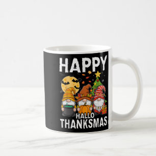 Happy Hallothanksmas Gnomes Lover Halloween Merry  Coffee Mug