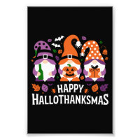 Happy Hallothanksmas Gnomes Lover Merry Christmas