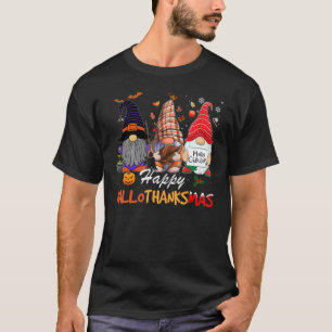 Happy Hallothanksmas Gnomes T-Shirt
