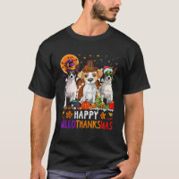 Happy Hallothanksmas Jack Russell Terrier Dog Hall