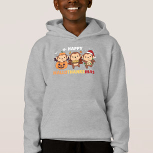 Happy Hallothanksmas Monkey Christmas Monkeys