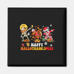 Happy Hallothanksmas Nurse Halloween Thanksgiving Magnet