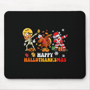 Happy Hallothanksmas Nurse Halloween Thanksgiving  Mouse Mat
