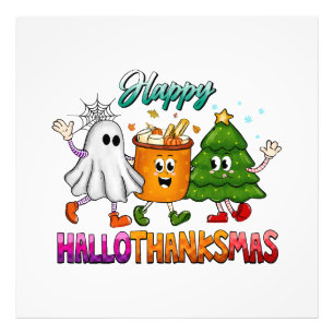 Happy Hallothanksmas Photo Print