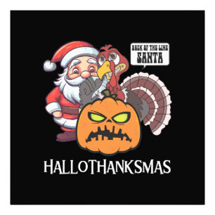 Happy Hallothanksmas Photo Print