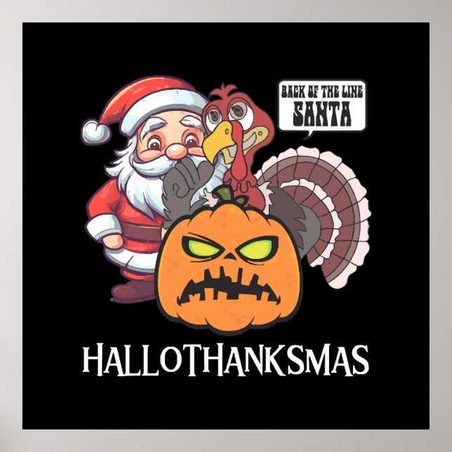 Happy Hallothanksmas Poster (Front)