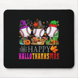 Happy Hallothanksmas Sell Halloween Thanksgiving X Mouse Mat