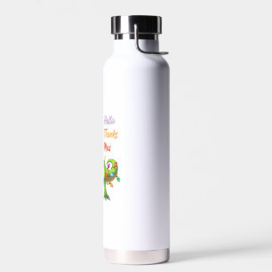 Happy Hallothanksmas T Rex Halloween Thanksgiving Water Bottle