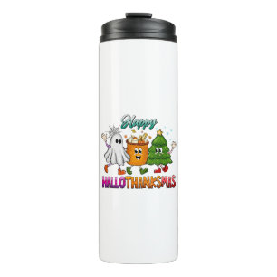 Happy Hallothanksmas Thermal Tumbler