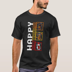 Happy HalloThanksMas Witch Pilgrim Santa Chicken C T-Shirt