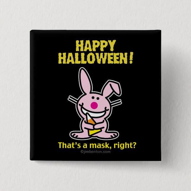 Happy Halloween! 15 Cm Square Badge (Front)