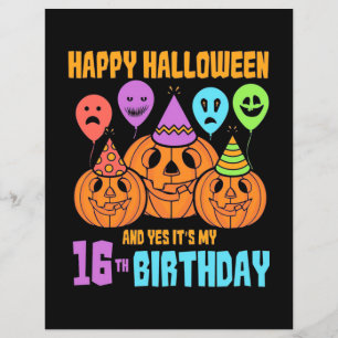 Happy Halloween 16th Birthday
