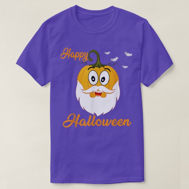 Happy Halloween 2022 Costume Funny Pumpkin With Cu T-Shirt (Design Front)