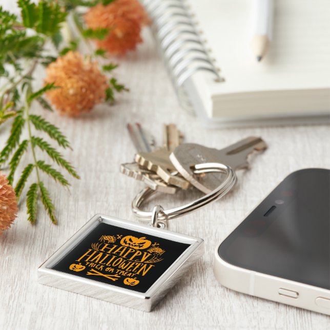 Happy Halloween 2023  Key Ring (Side)
